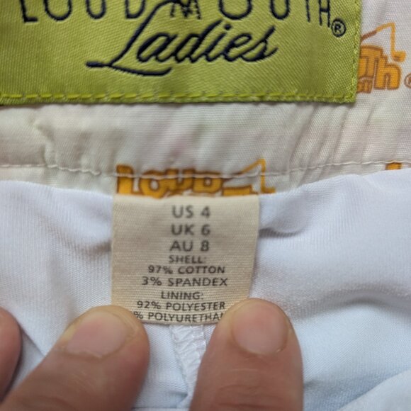 Loudmouth Ladies Skort Skirt Golf Fairway Disco Balls polka dot size 4 - Picture 5 of 6